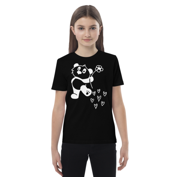 Bio-Baumwoll-T-Shirt für Kinder – Panda