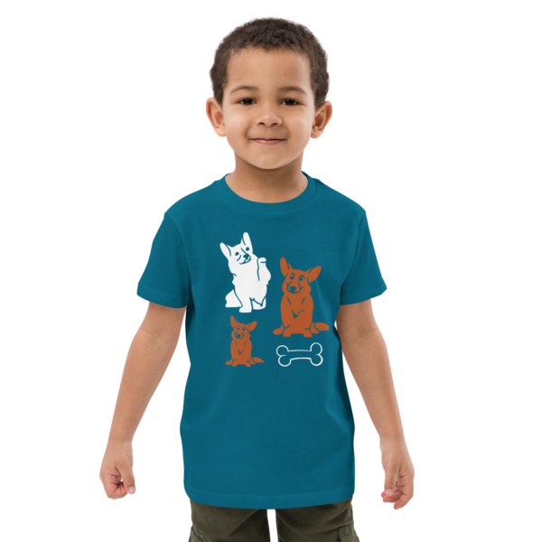 Bio-Baumwoll-T-Shirt für Kinder – Dog