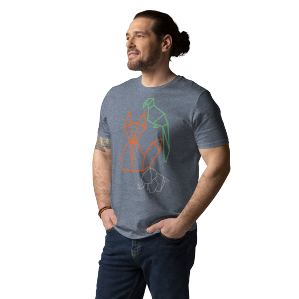 Bio-Baumwoll-T-Shirt Origami