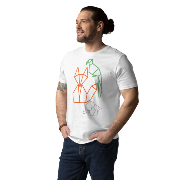 Bio-Baumwoll-T-Shirt Origami