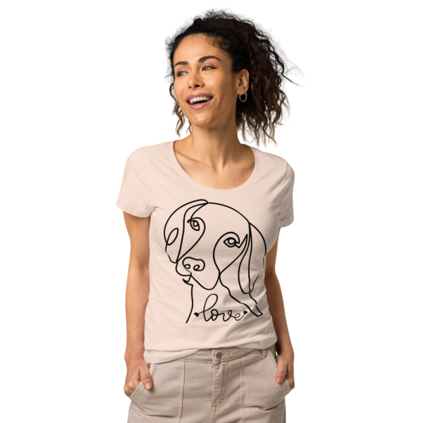 Basic Bio-T-Shirt Hundeliebe