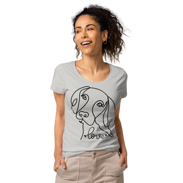 Basic Bio-T-Shirt Hundeliebe