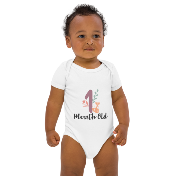 Babystrampler aus Bio-Baumwolle one month