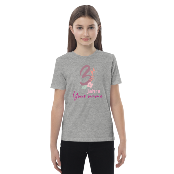 Bio-Baumwoll-T-Shirt für Kinder – Girls 3 Jahre jung