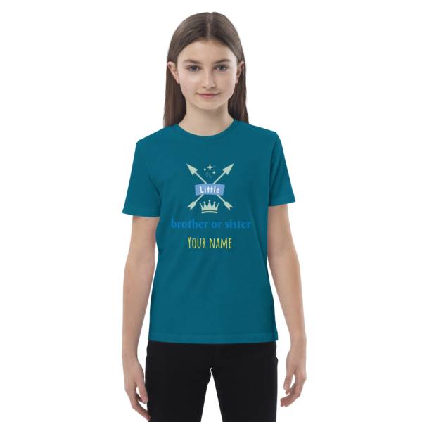 Bio-Baumwoll-T-Shirt für Kinder – little brother or sister