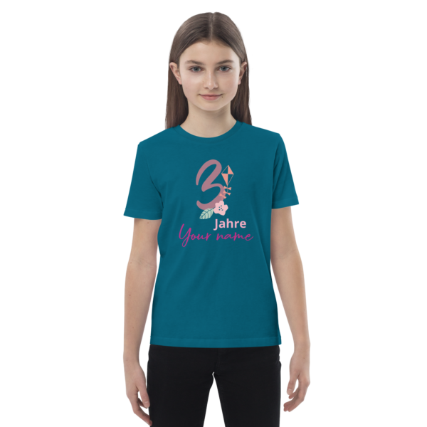 Bio-Baumwoll-T-Shirt für Kinder – Girls 3 Jahre jung