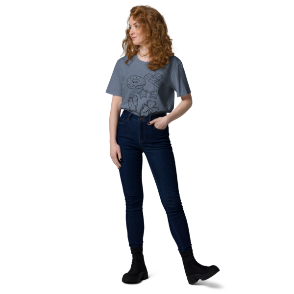Lockeres-Bio-Baumwoll-T-Shirt Love