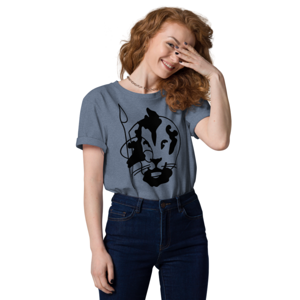 Lockeres-Bio-Baumwoll-T-Shirt Lion
