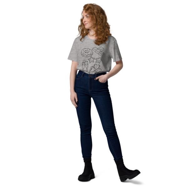 Lockeres-Bio-Baumwoll-T-Shirt Love