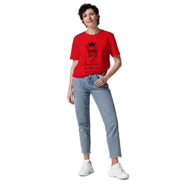 Lockeres-Bio-Baumwoll-T-Shirt Queen
