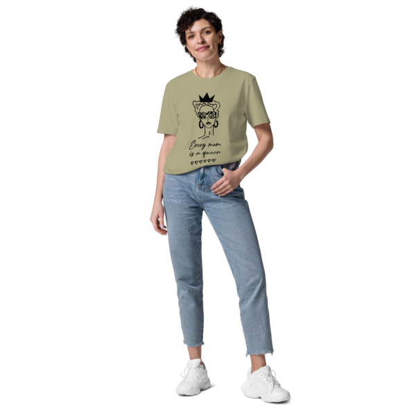 Lockeres-Bio-Baumwoll-T-Shirt Queen