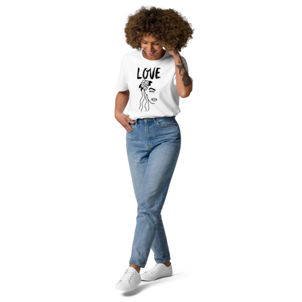 Lockeres-Bio-Baumwoll-T-Shirt-Loveme